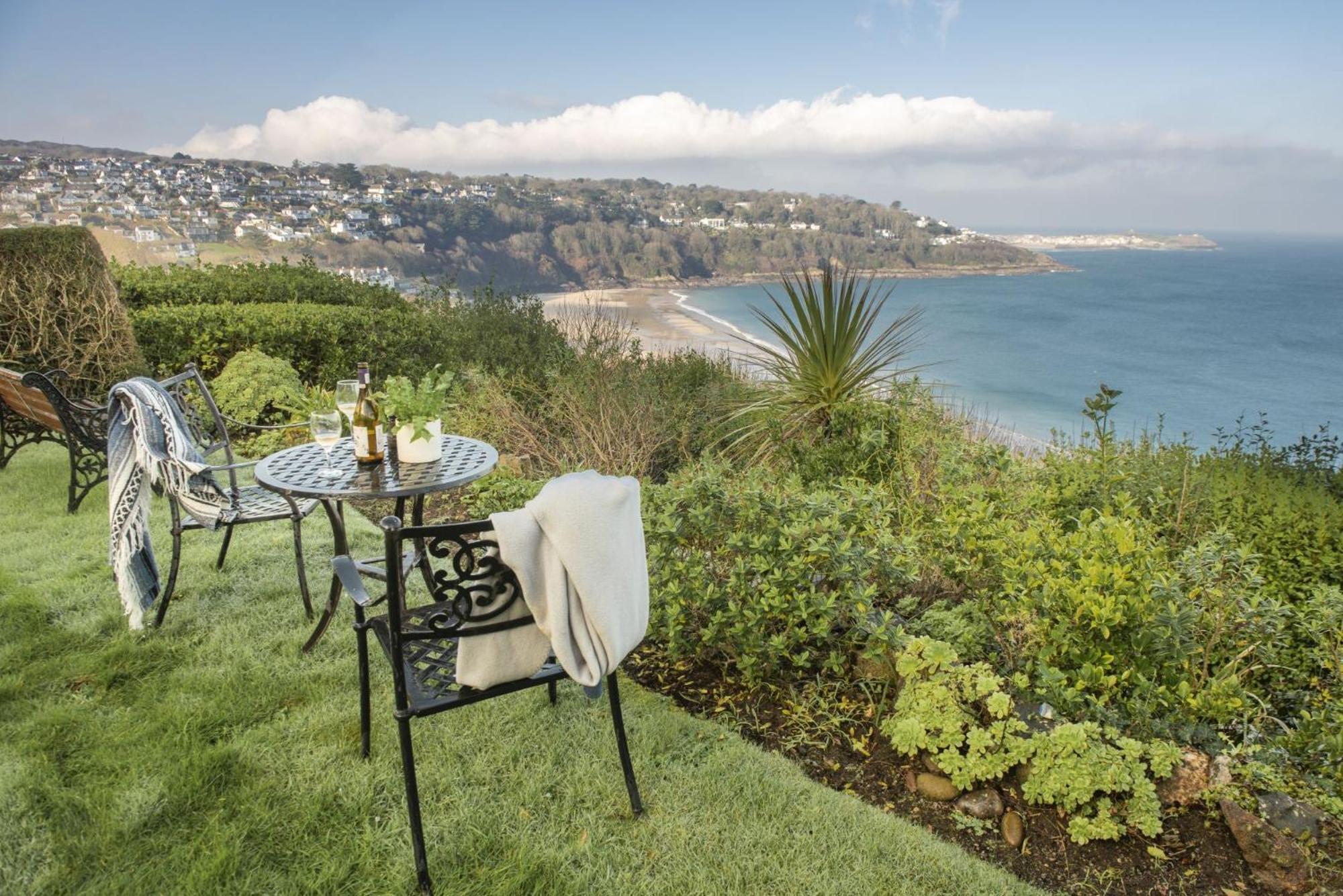 The Secret Seascape, Carbis Bay, St Ives Villa Exterior foto